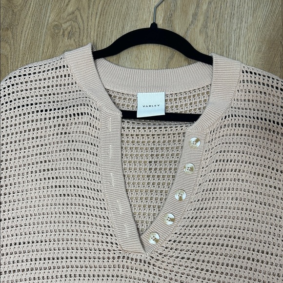 Varley Callie Cream Knit Top size XS - Picture 2 of 9
